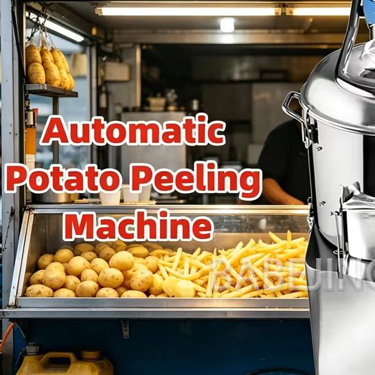 Commercial Potato Peeler - Mesin Pengupas Kentang Stainless Steel Berdaya