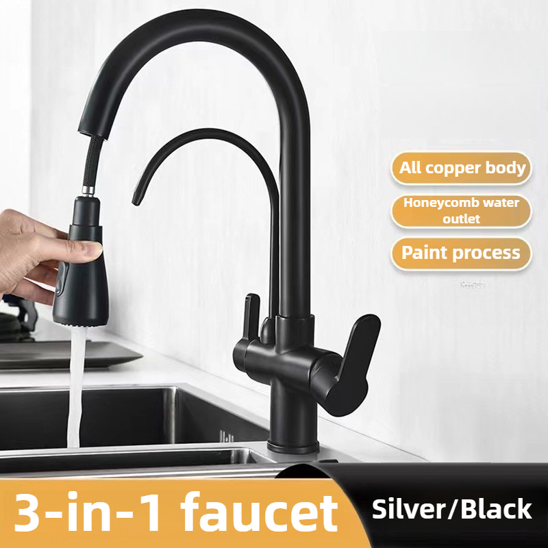 Commercial Kitchen Sprayer - Keran Dapur Komersial dengan Semprotan Tarik