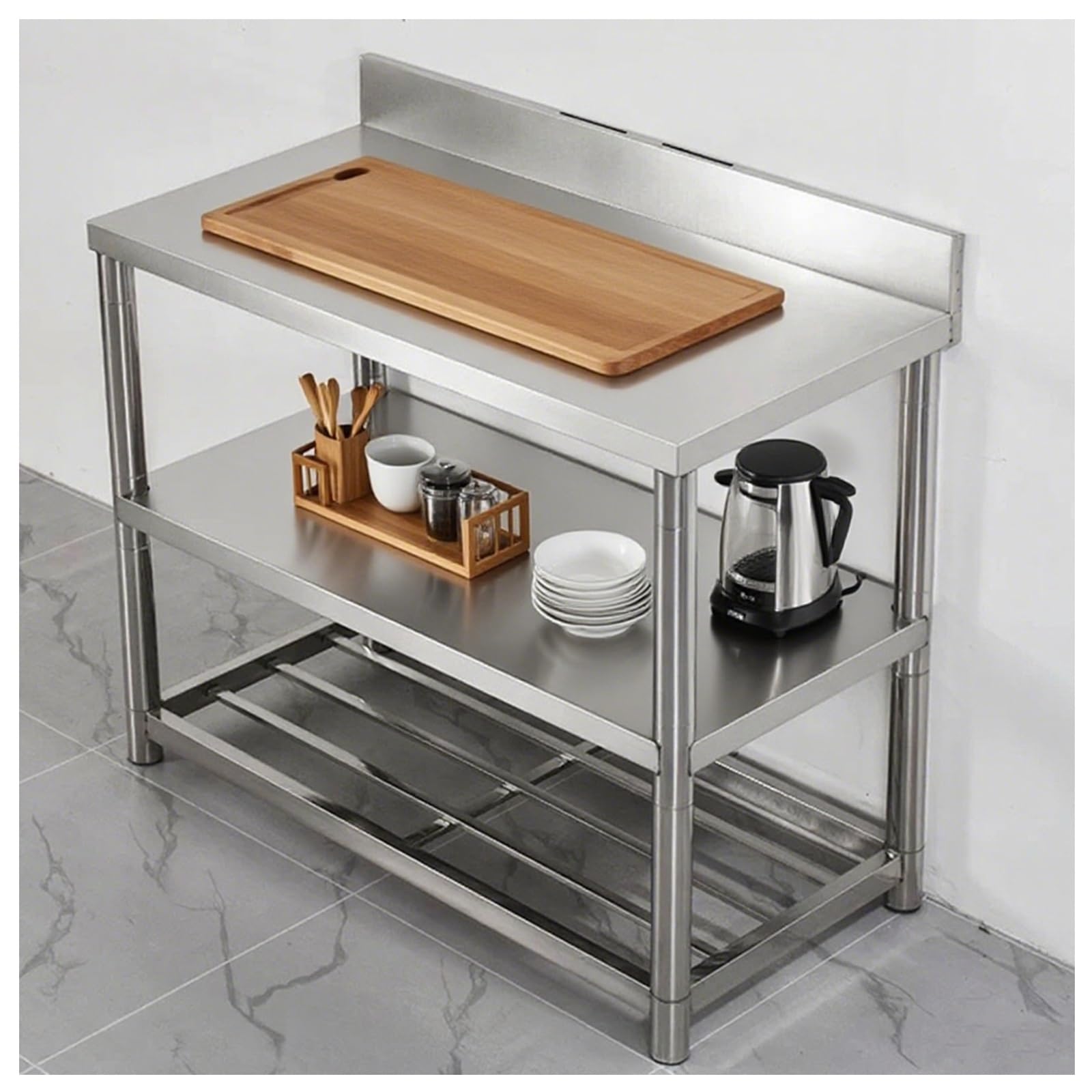 Commercial Kitchen Table - Meja Kerja Dapur Komersial Stainless Steel