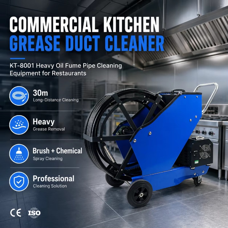 Commercial Kitchen Grease Cleaner - Peralatan Pembersih Saluran Minyak Dapur Komersial