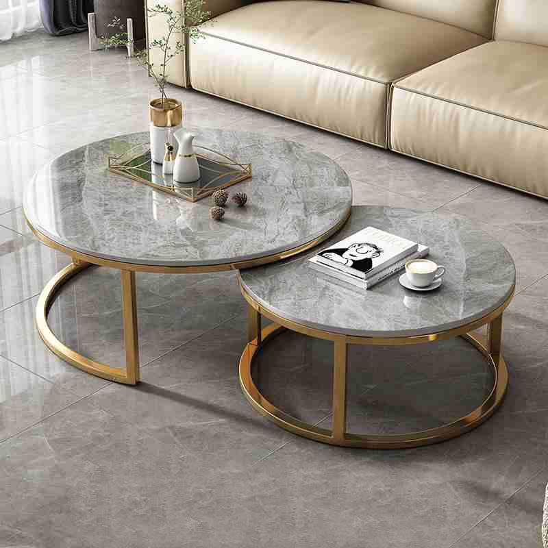 Commercial Kitchen Table - Meja Kopi Mewah Nordik dengan Permukaan