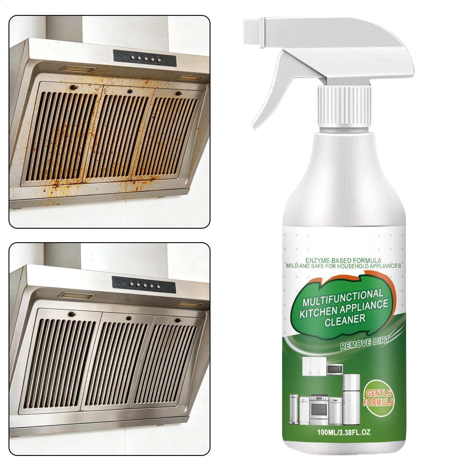 Commercial Kitchen Grease Cleaner - 100ml Pembersih Busa Enzim Serbaguna Semprotan