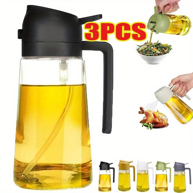 Commercial Kitchen Sprayer - Botol Semprot Minyak 2-in-1 Plastik untuk