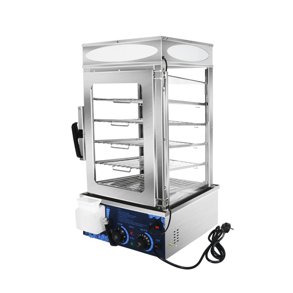 Commercial Kitchen Steamer - Pemanas Makanan Komersial Listrik dari Baja
