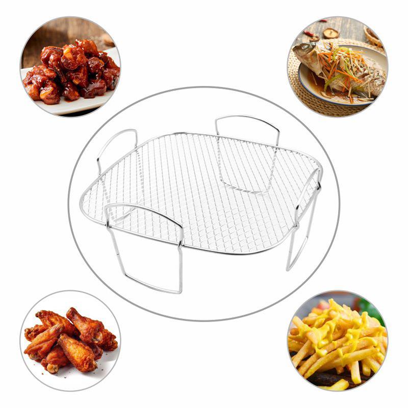 Commercial Kitchen Steamer - Rak Pemanggang Multifungsi Kompatibel dengan Airfryer,