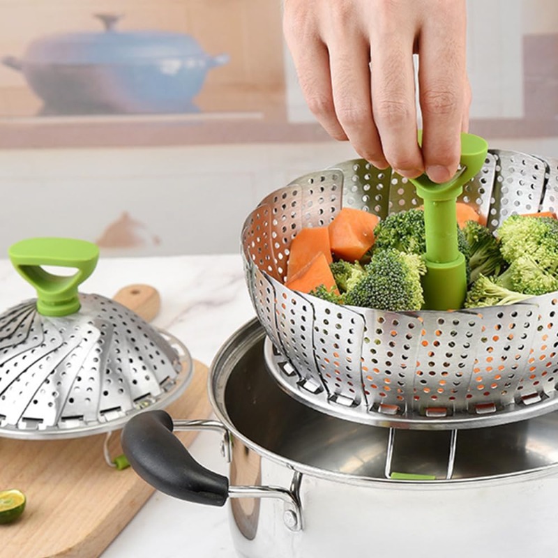 Commercial Kitchen Steamer - Rak kukus Lotus Stainless Steel, nampan