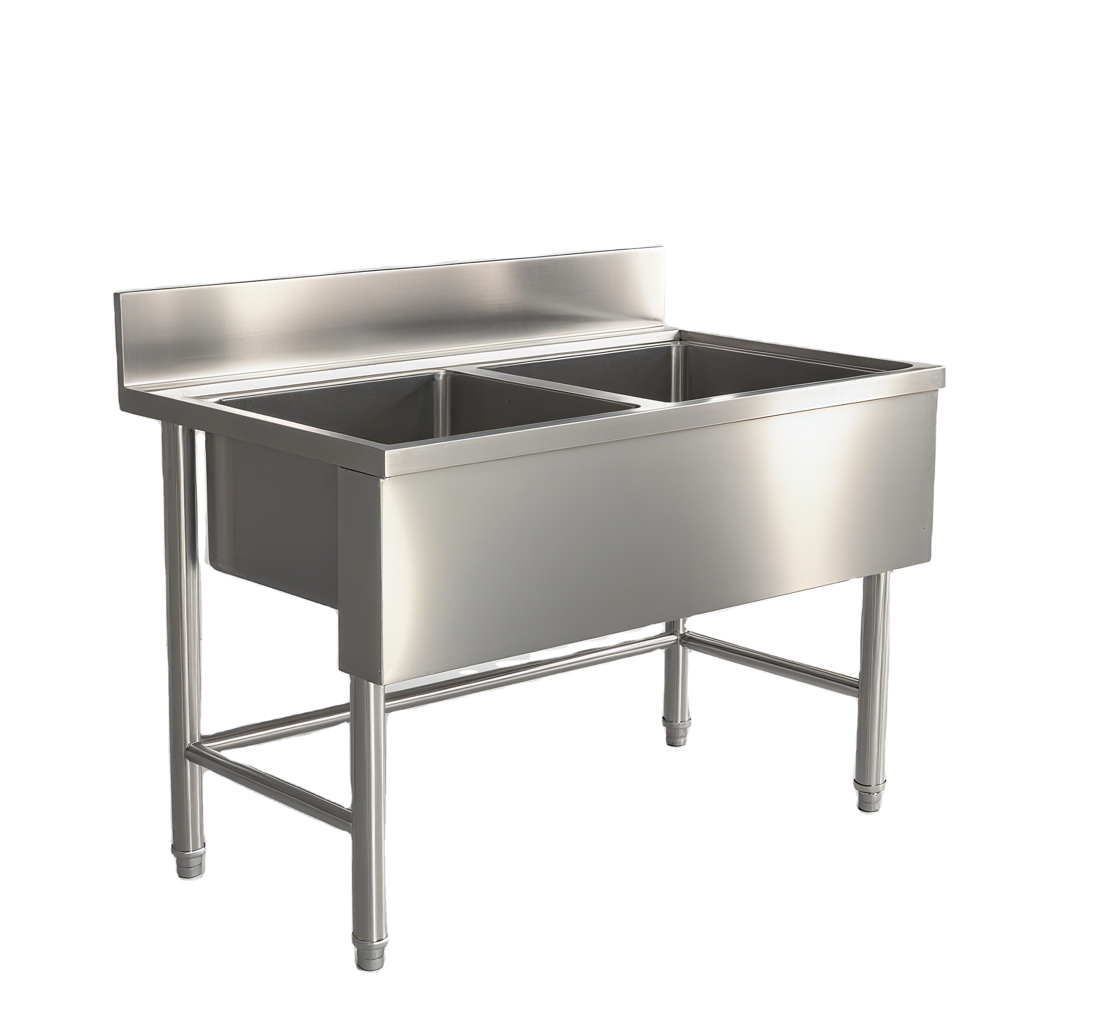 Commercial Kitchen Table - Wastafel Dua Tingkat Stainless Steel Ukuran