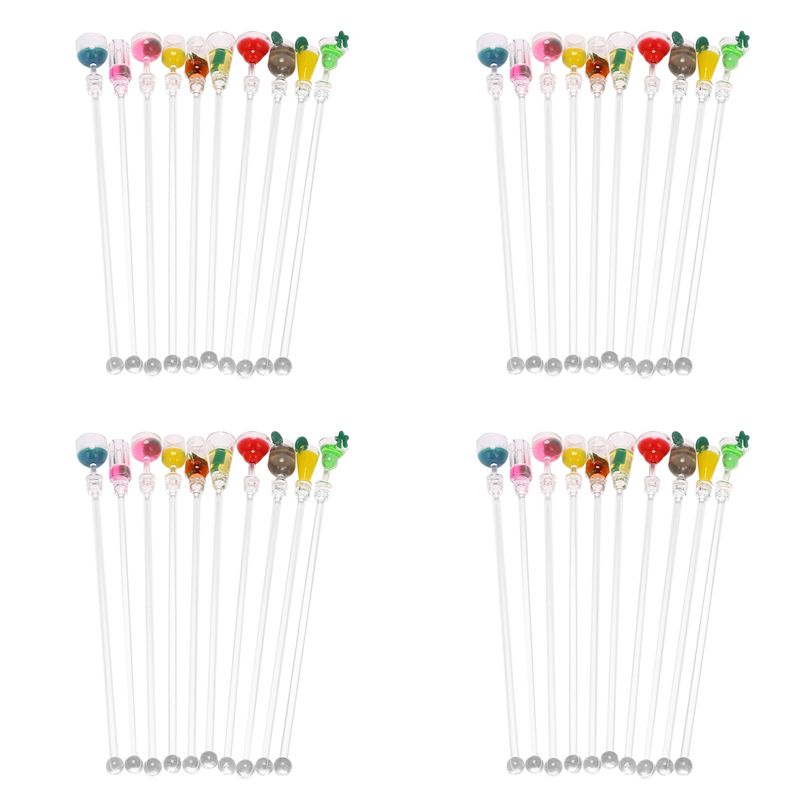 Bar Blender Mixing - 40 Buah Set Stik Pencampur Minuman