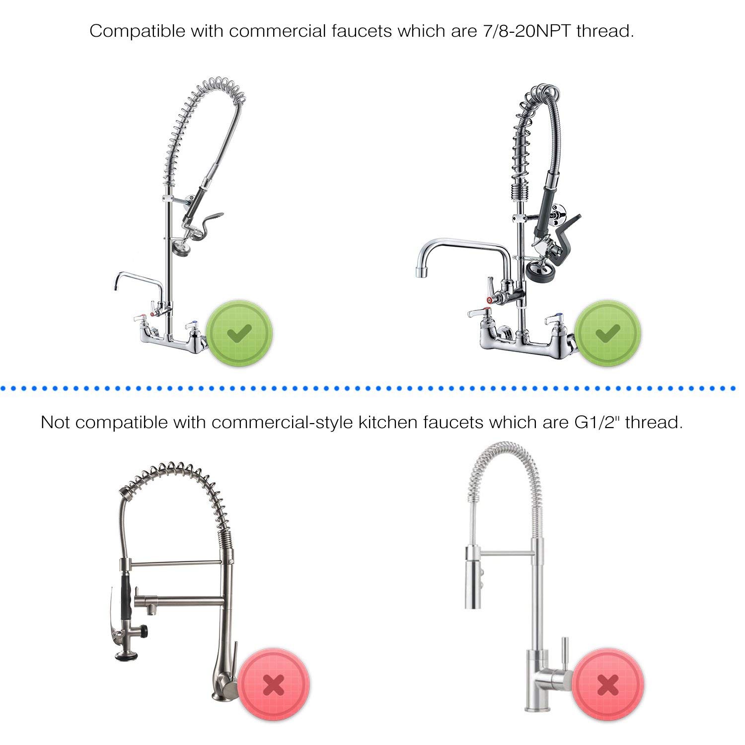 Commercial Kitchen Sprayer - Tersedia Penyemprot Bilas Pra Bagian Keran