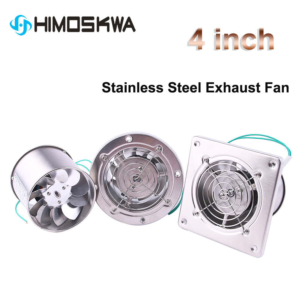 Commercial Kitchen Exhaust Fan - 4 Inci Pipa Baja Tahan Karat