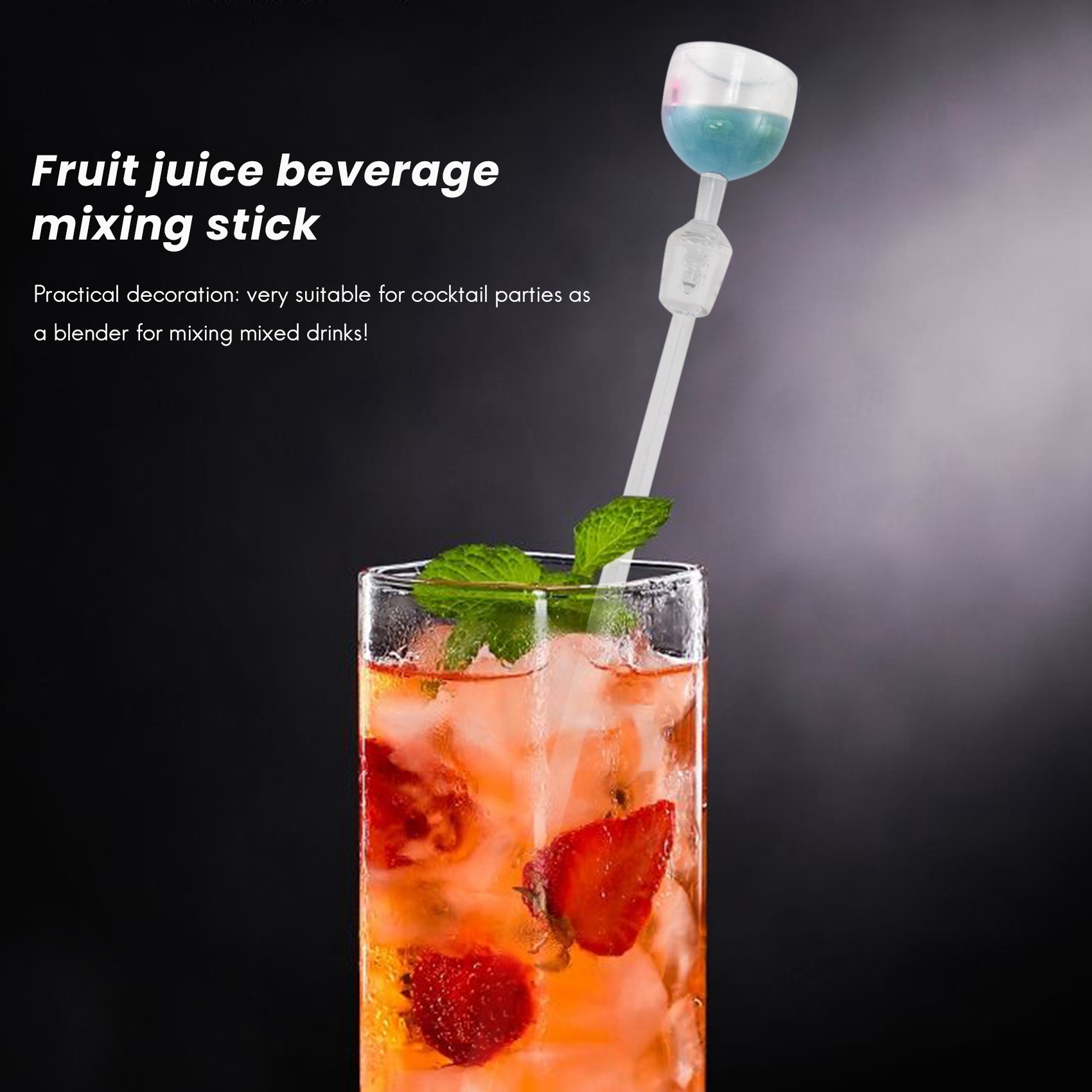 10 Buah Set Stik Pencampur Min - Bar Blender Mixing ulasan dan harga