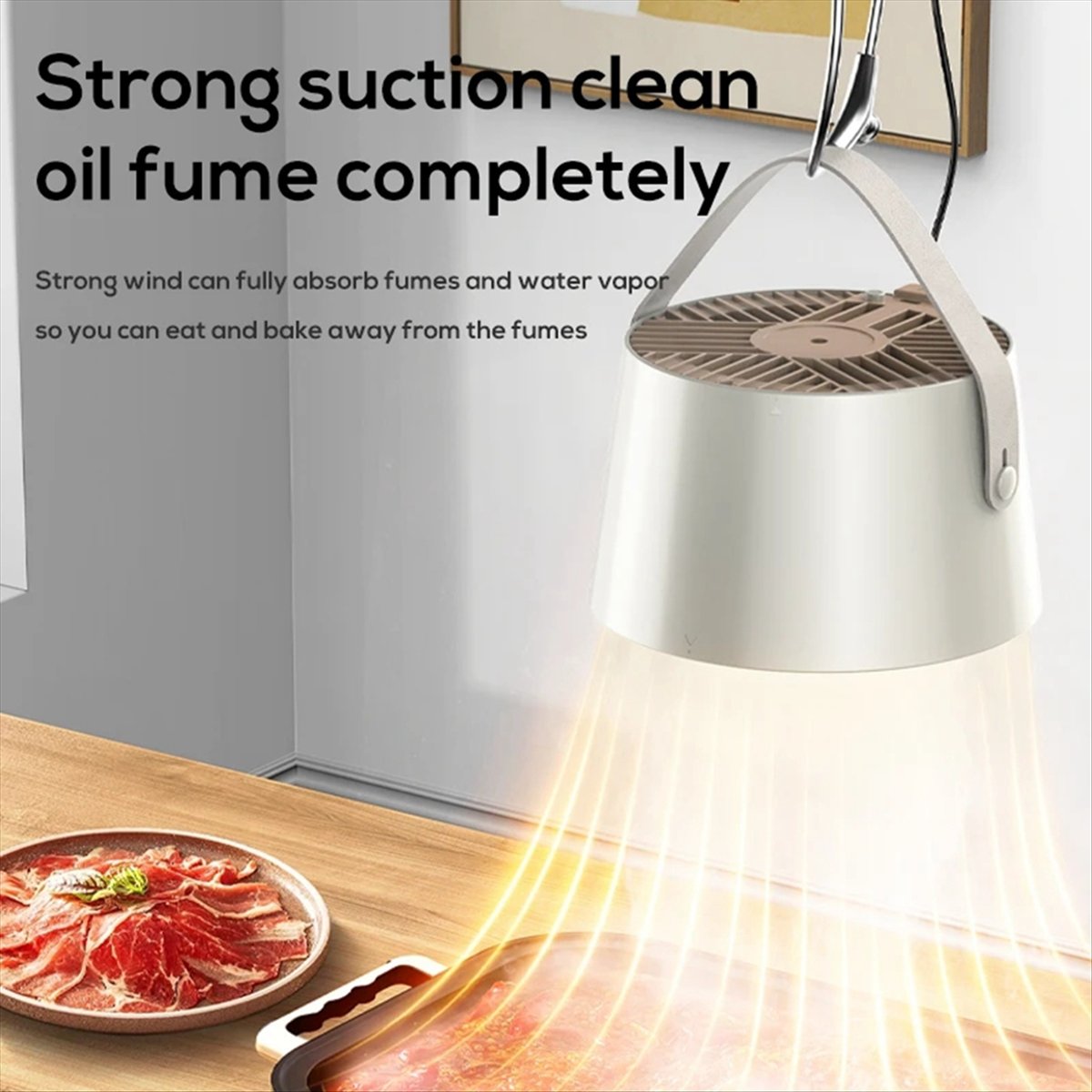 M10K Portable Range Hood Kipas - Commercial Kitchen Exhaust Fan ulasan dan harga
