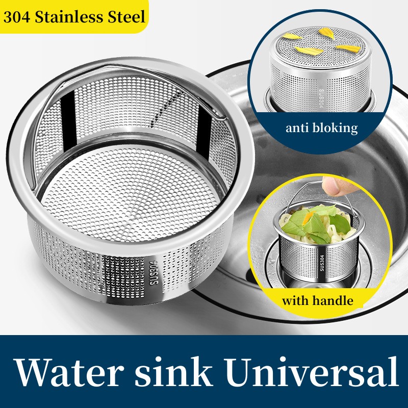 Saringan wastafel dapur Stainl - Commercial Kitchen Bin ulasan dan harga