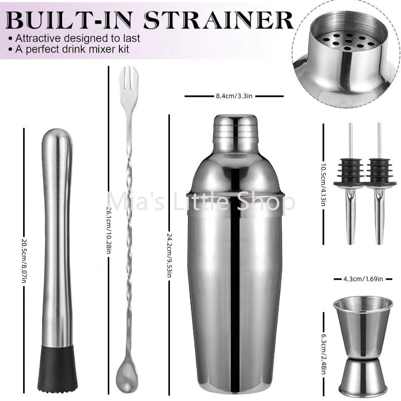 Set Pengocok Koktail Kaca, Can - Bar Blender Mixing ulasan dan harga