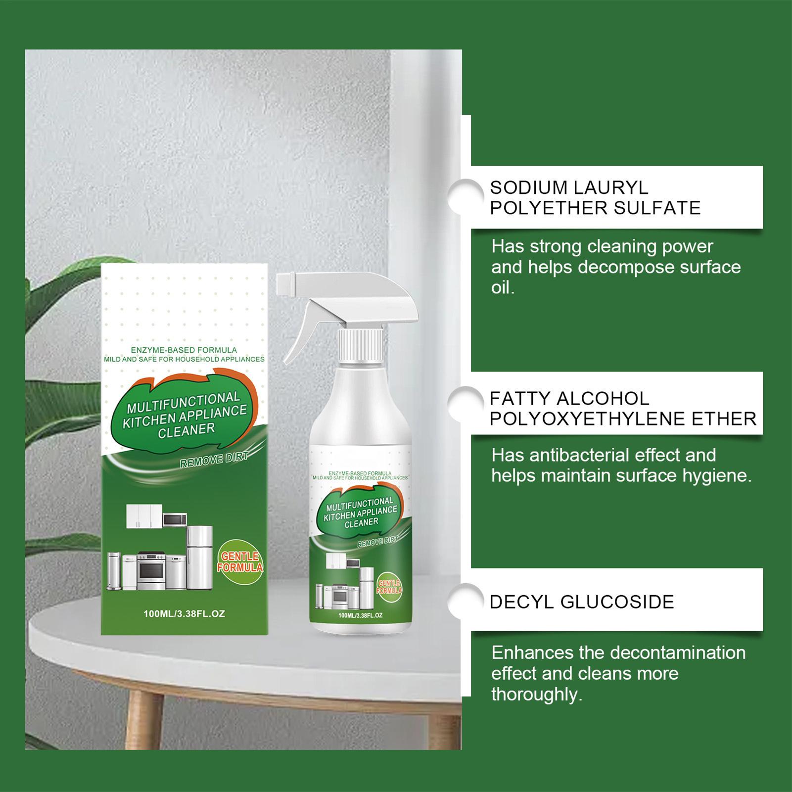 100ml Pembersih Busa Enzim Ser - Commercial Kitchen Grease Cleaner ulasan dan harga