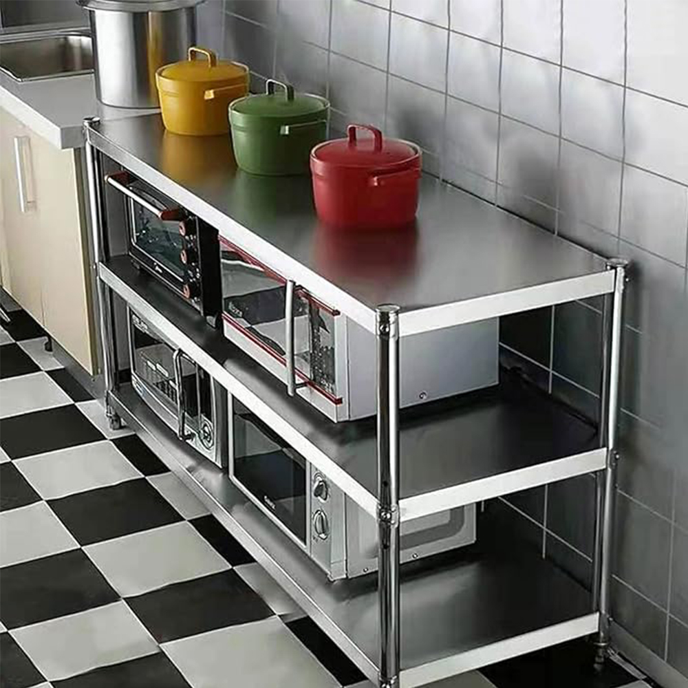 Rak Stainless Steel, rak penyi - Commercial Kitchen Table ulasan dan harga