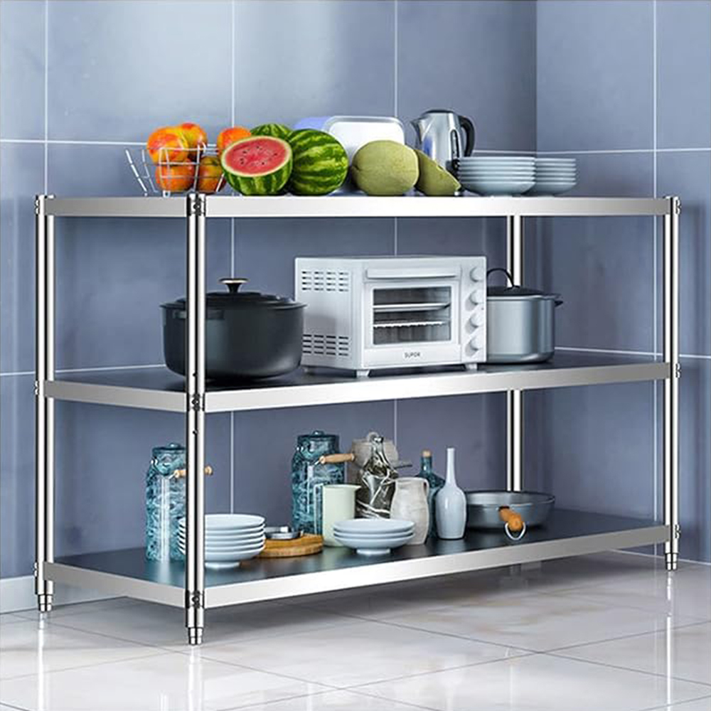 Rak Stainless Steel, rak penyi - Commercial Kitchen Table ulasan dan harga