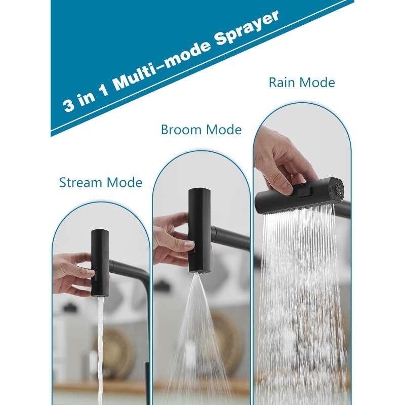 Keran Dapur Tarik Turun dengan - Commercial Kitchen Sprayer ulasan dan harga