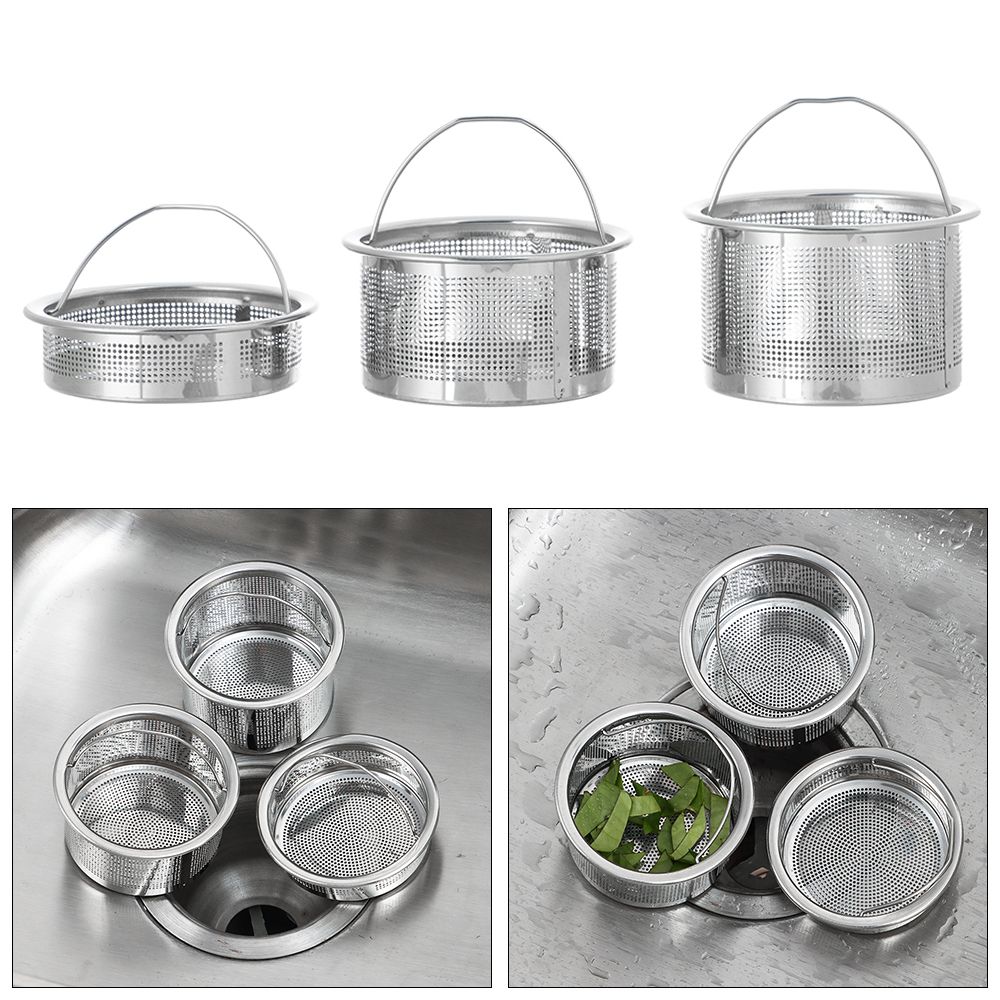Saringan wastafel dapur baja a - Commercial Kitchen Bin ulasan dan harga