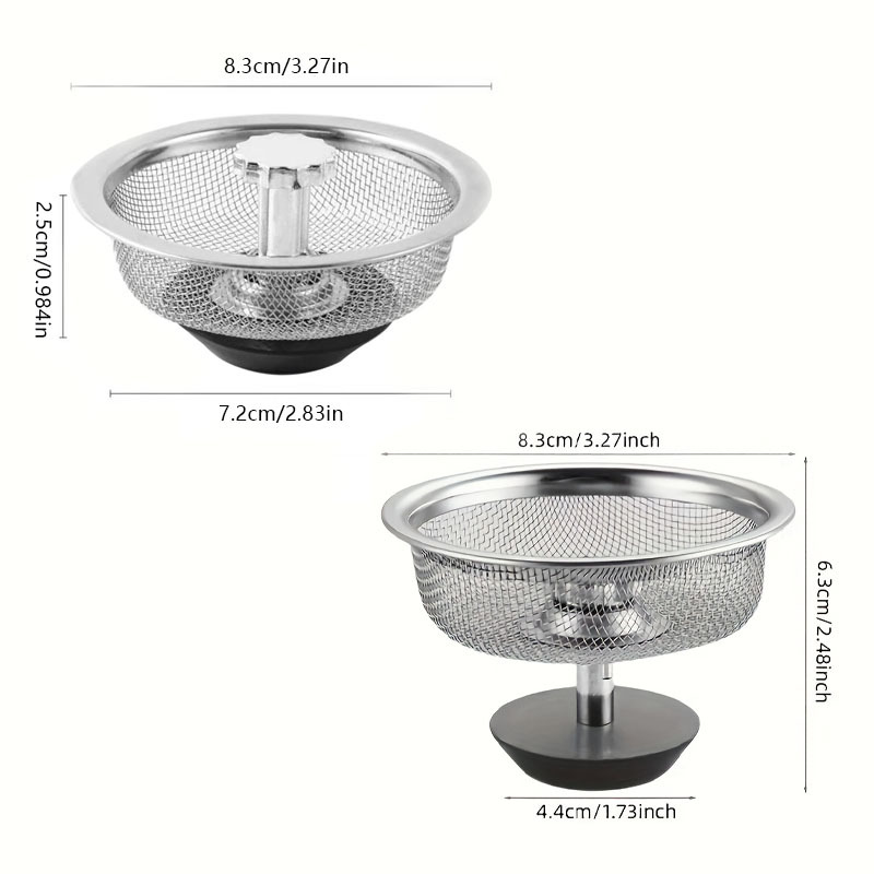 2Set Saringan Wastafel Dapur d - Commercial Kitchen Bin ulasan dan harga