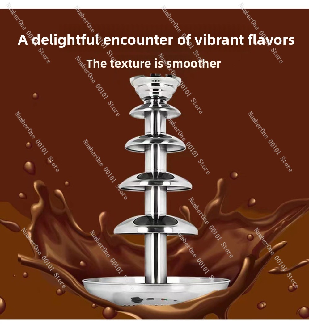Mesin air mancur cokelat 4-7 l - Chocolate Fountain Commercial ulasan dan harga