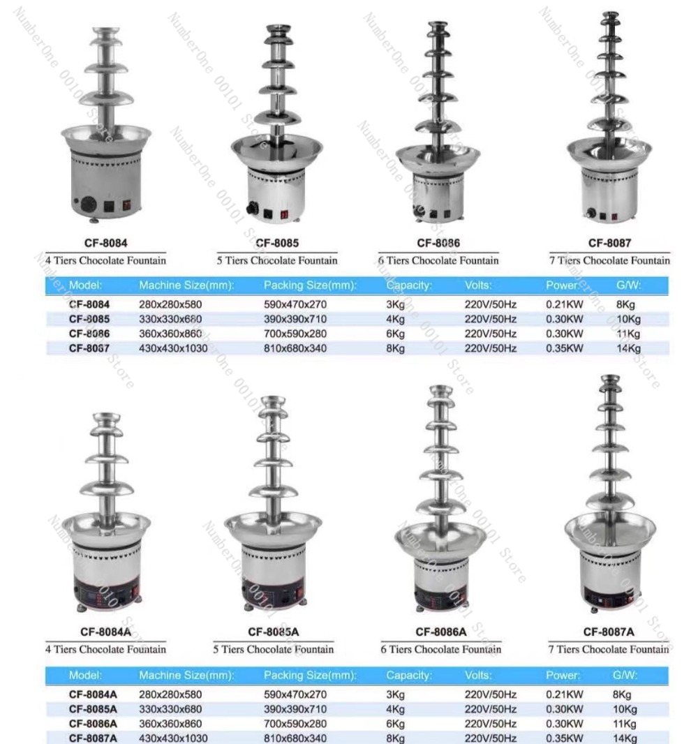 Mesin air mancur cokelat 4-7 l - Chocolate Fountain Commercial ulasan dan harga