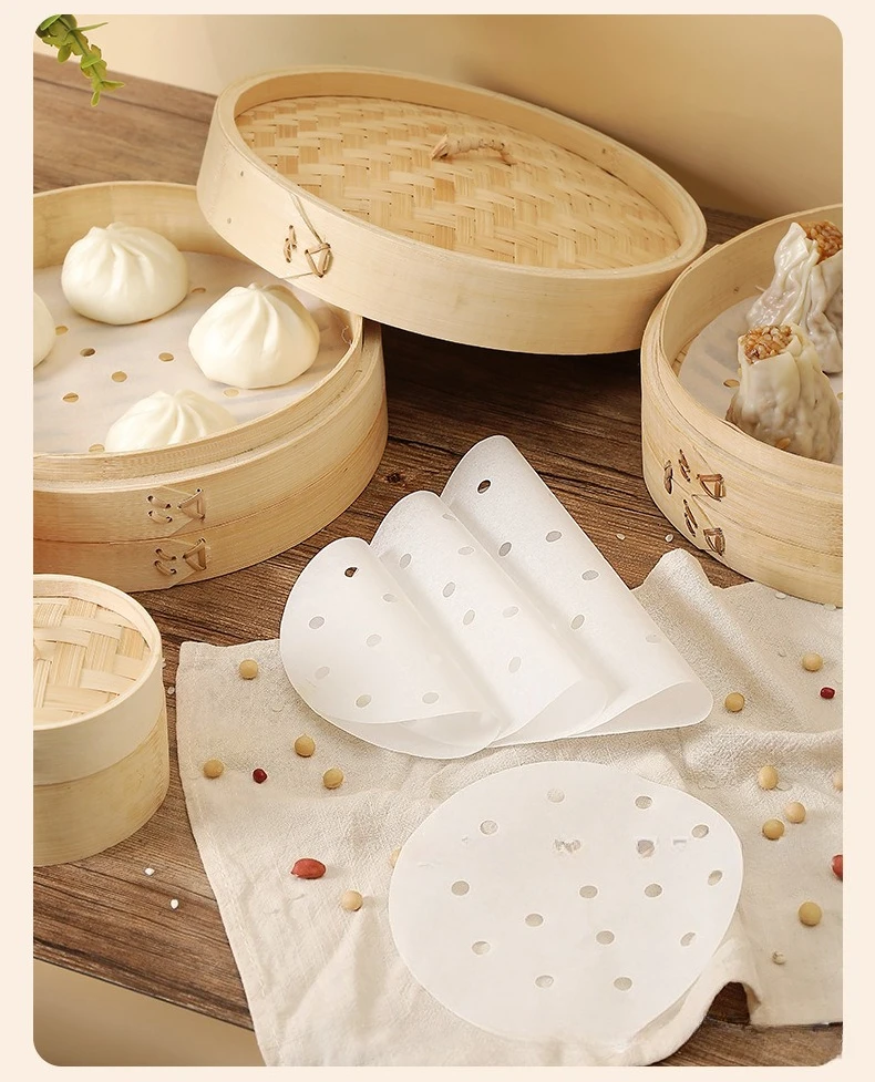 100Pcs Kertas Kukus Sekali Pak - Commercial Kitchen Steamer ulasan dan harga