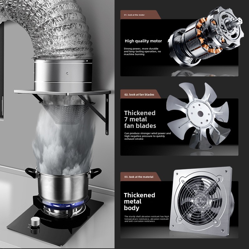 Kipas ventilasi ekstraktor 6/8 - Commercial Kitchen Exhaust Fan ulasan dan harga